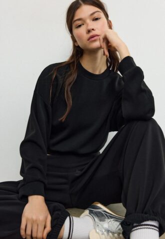 Sweatshirt mit Fledermausärmeln und Soft Touch-Griff