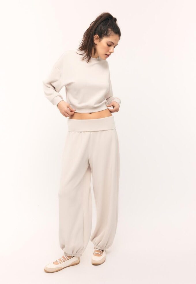 Sweatshirt mit Fledermausärmeln und Soft Touch-Griff