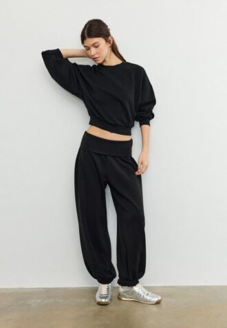 Sweatshirt mit Fledermausärmeln und Soft Touch-Griff