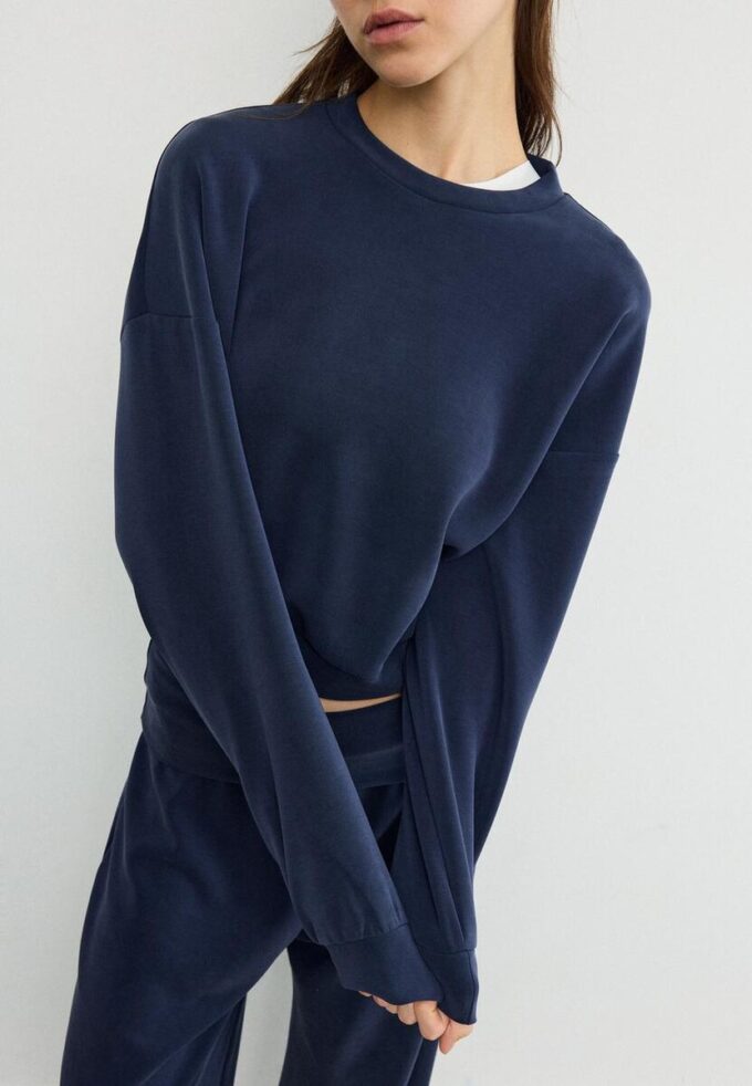 Sweatshirt mit Fledermausärmeln und Soft Touch-Griff