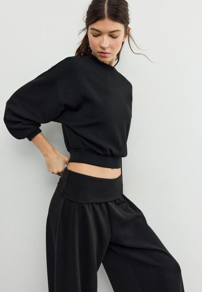 Sweatshirt mit Fledermausärmeln und Soft Touch-Griff