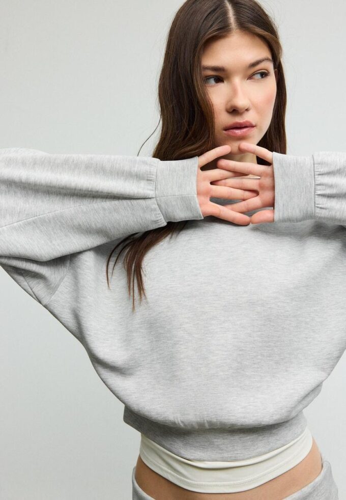 Sweatshirt mit Fledermausärmeln und Soft Touch-Griff