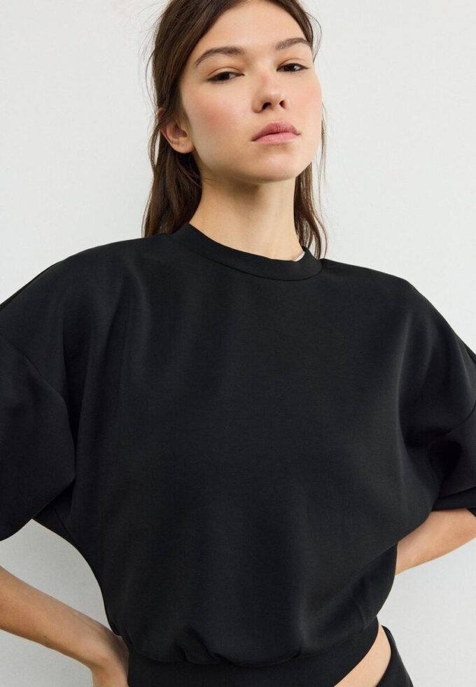 Sweatshirt mit Fledermausärmeln und Soft Touch-Griff