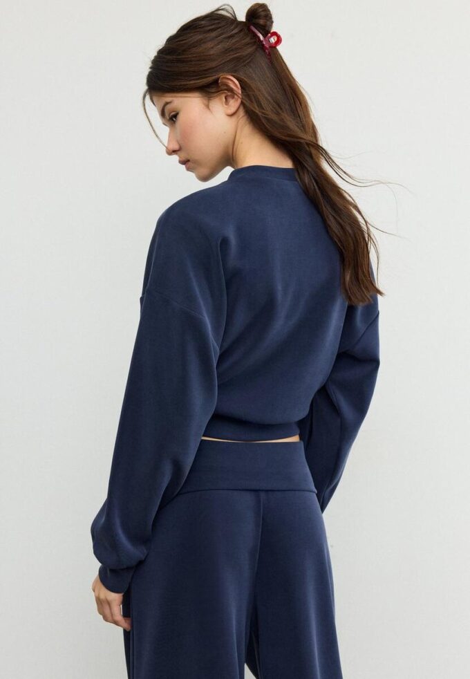 Sweatshirt mit Fledermausärmeln und Soft Touch-Griff
