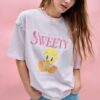 Sweety Kurzarm-T-Shirt mit Rundhalsausschnitt Sweety Kurzarm-T-Shirt mit Rundhalsausschnitt