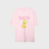 Sweety Kurzarm-T-Shirt mit Rundhalsausschnitt Sweety Kurzarm-T-Shirt mit Rundhalsausschnitt