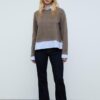 T-Shirt aus zwei Materialien T-Shirt aus zwei Materialien