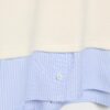 T-Shirt aus zwei Materialien T-Shirt aus zwei Materialien