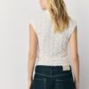 T-Shirt im Qipao-Stil aus Spitze T-Shirt im Qipao-Stil aus Spitze