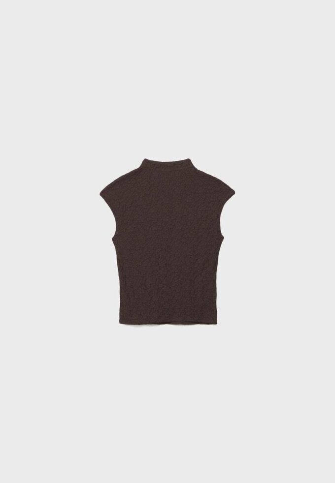 T-Shirt im Qipao-Stil aus Spitze T-Shirt im Qipao-Stil aus Spitze