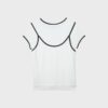 T-Shirt mit doppeltem Kontrast