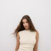 T-Shirt mit geraffter Struktur T-Shirt mit geraffter Struktur