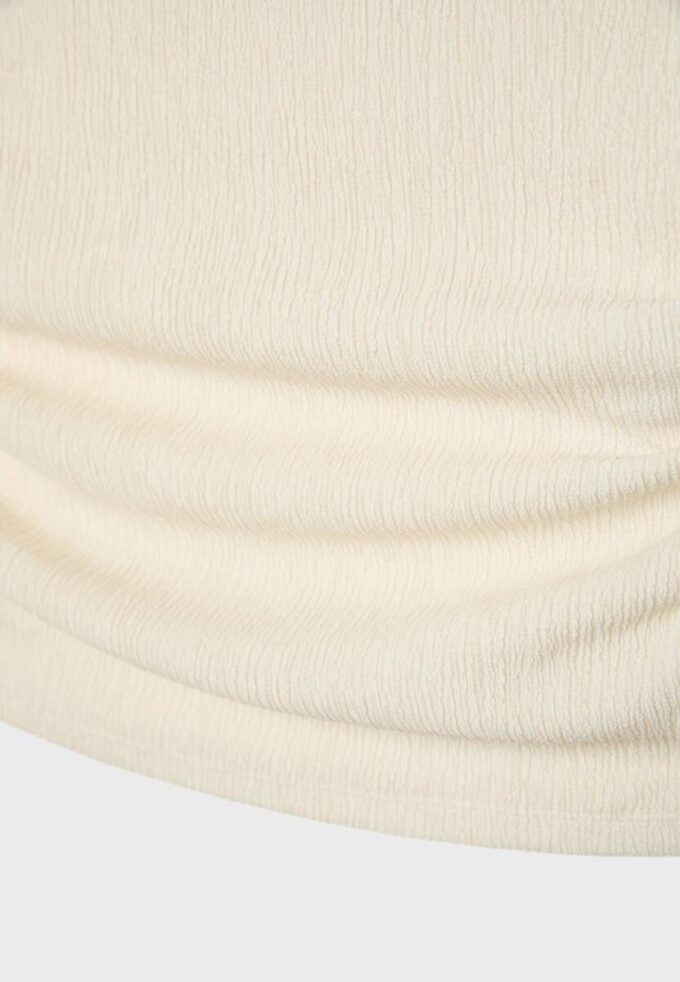 T-Shirt mit geraffter Struktur T-Shirt mit geraffter Struktur