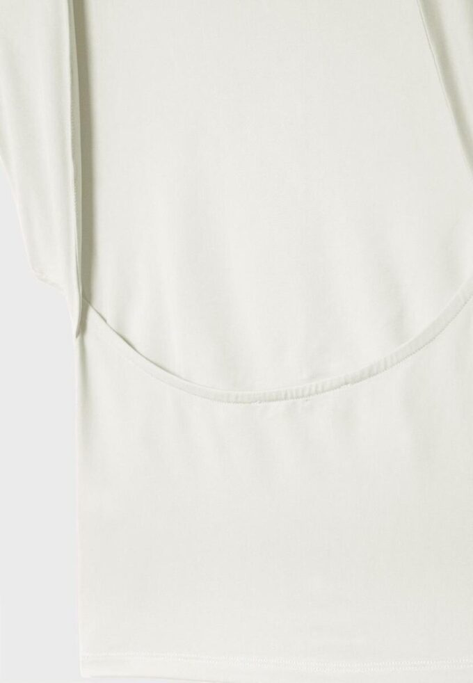 T-Shirt mit offenem Rücken