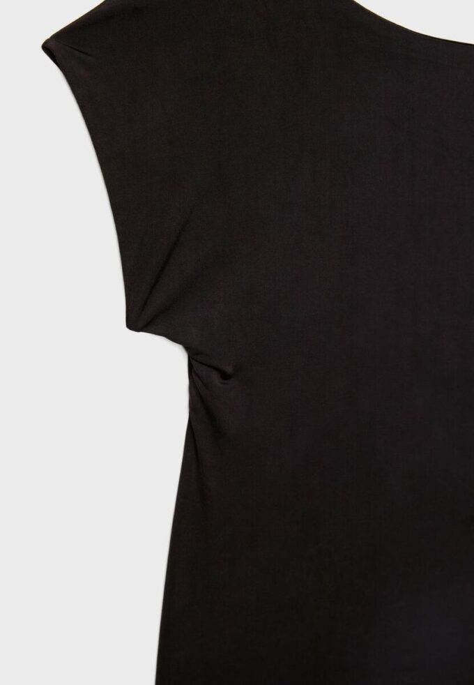 T-Shirt mit offenem Rücken