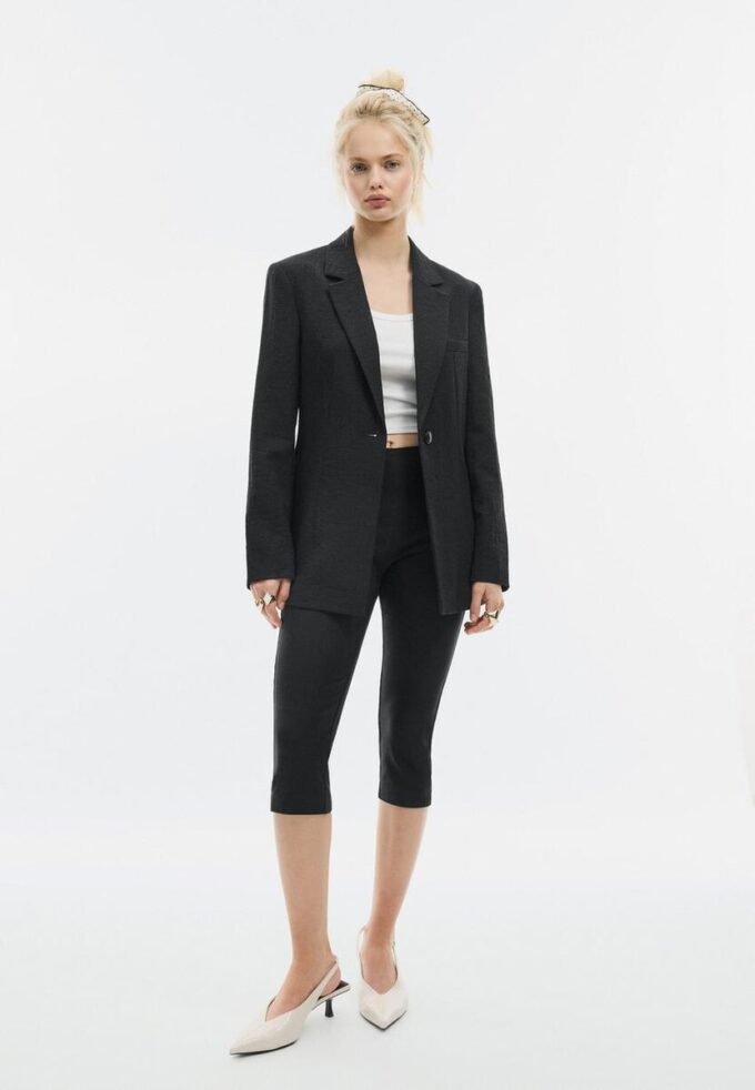 Taillierter rustikaler Blazer Taillierter rustikaler Blazer
