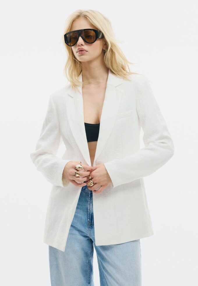 Taillierter rustikaler Blazer