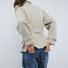 Trenchcoat mit hohem Kragen