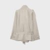 Trenchcoat mit hohem Kragen
