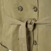 Trenchcoat mit hohem Kragen und Gürtel Trenchcoat mit hohem Kragen und Gürtel