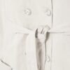 Trenchcoat mit hohem Kragen und Gürtel
