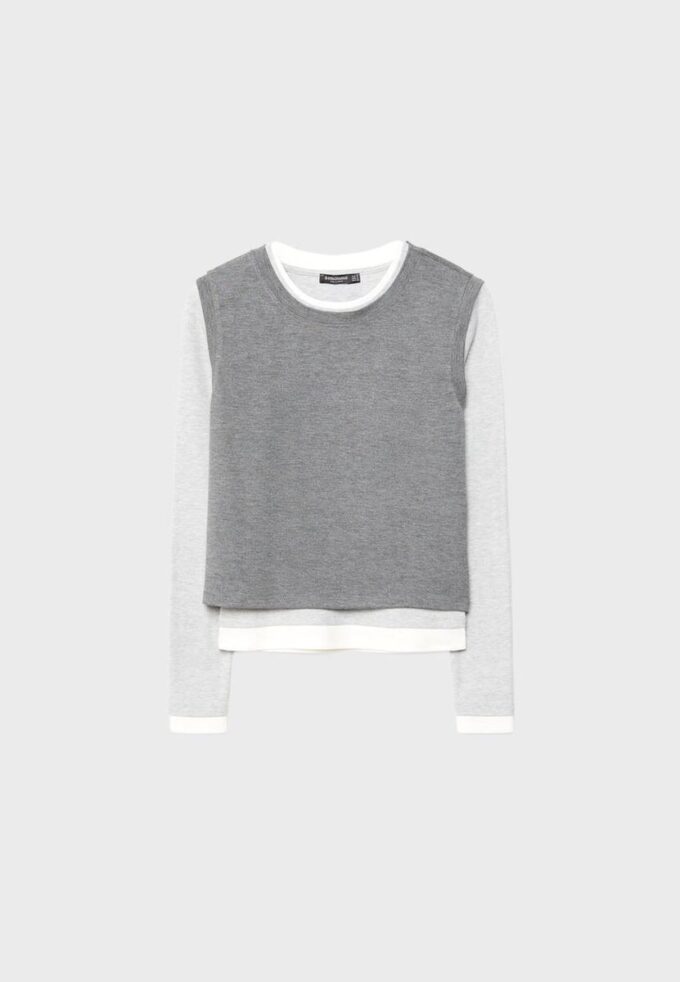 Triple Garment Langarm-T-Shirt