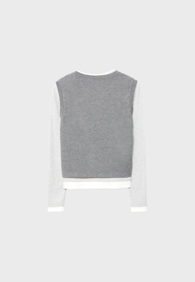Triple Garment Langarm-T-Shirt