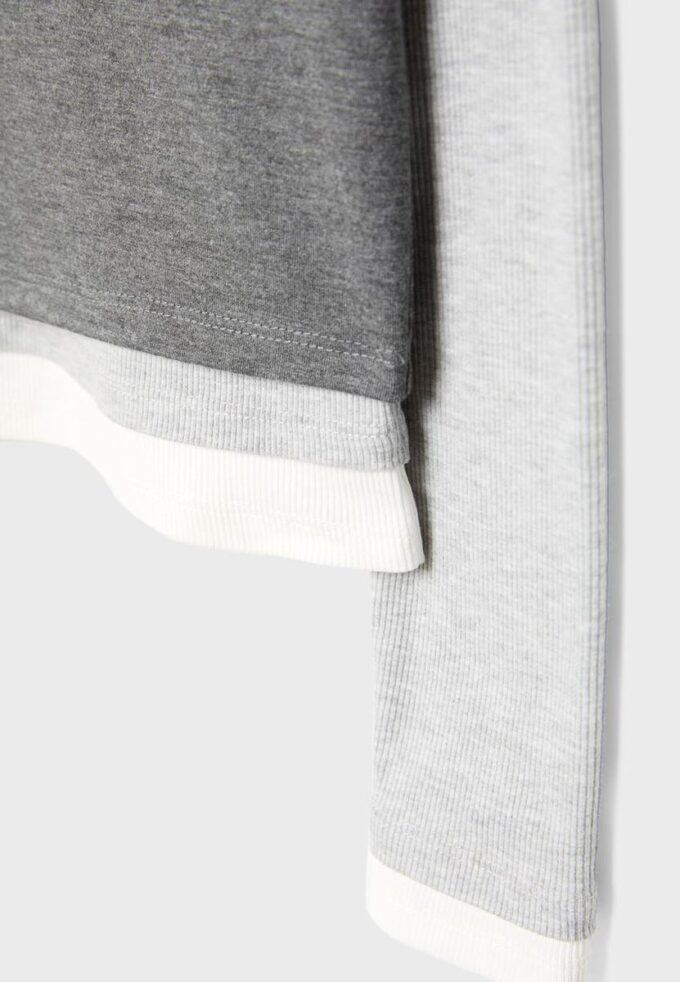 Triple Garment Langarm-T-Shirt