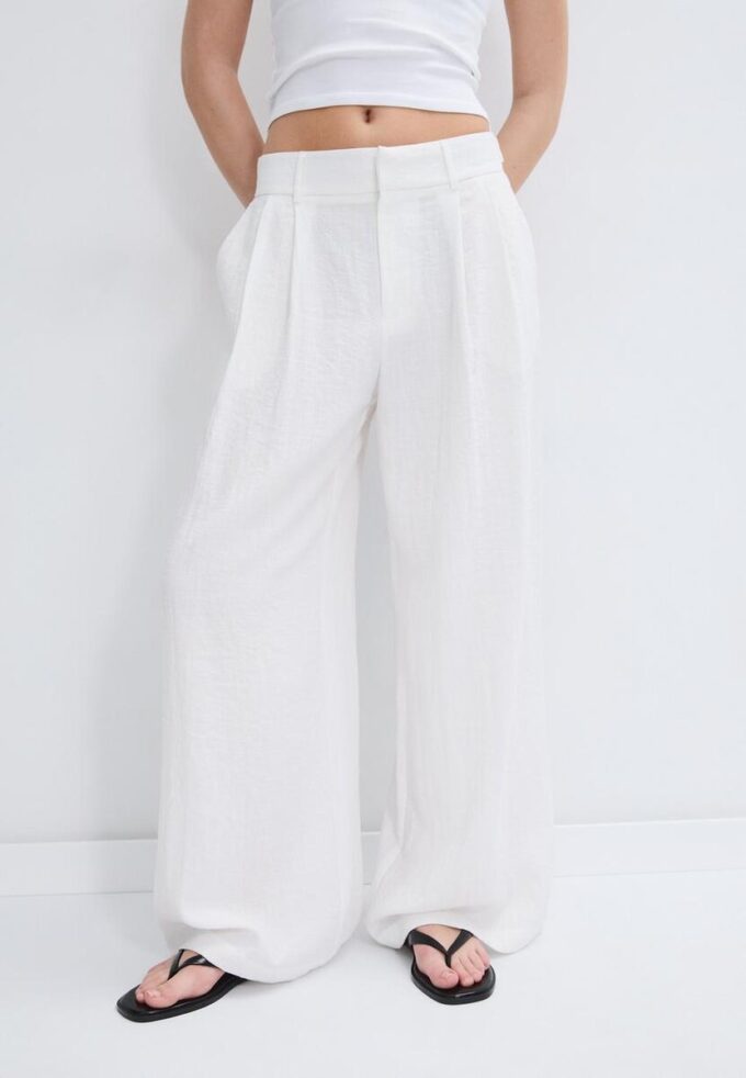Verstellbare Hose mit Wide Leg Verstellbare Hose mit Wide Leg