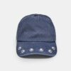 Washed-Cap mit Nieten