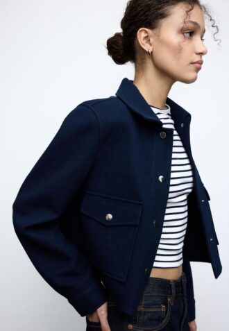 Weiche kurze Jacke Weiche kurze Jacke