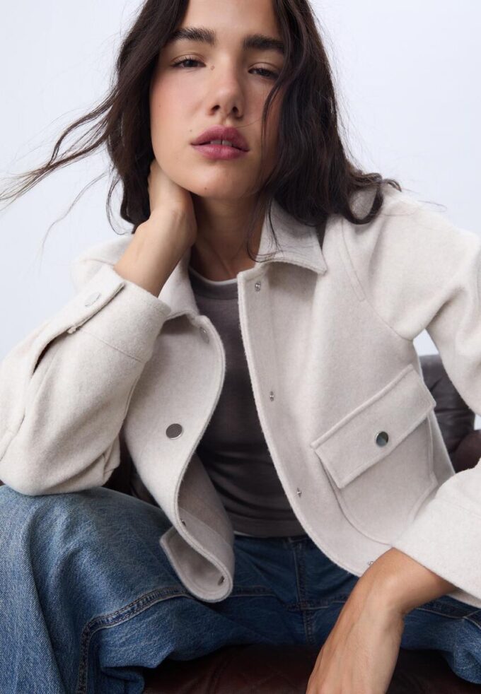 Weiche kurze Jacke Weiche kurze Jacke