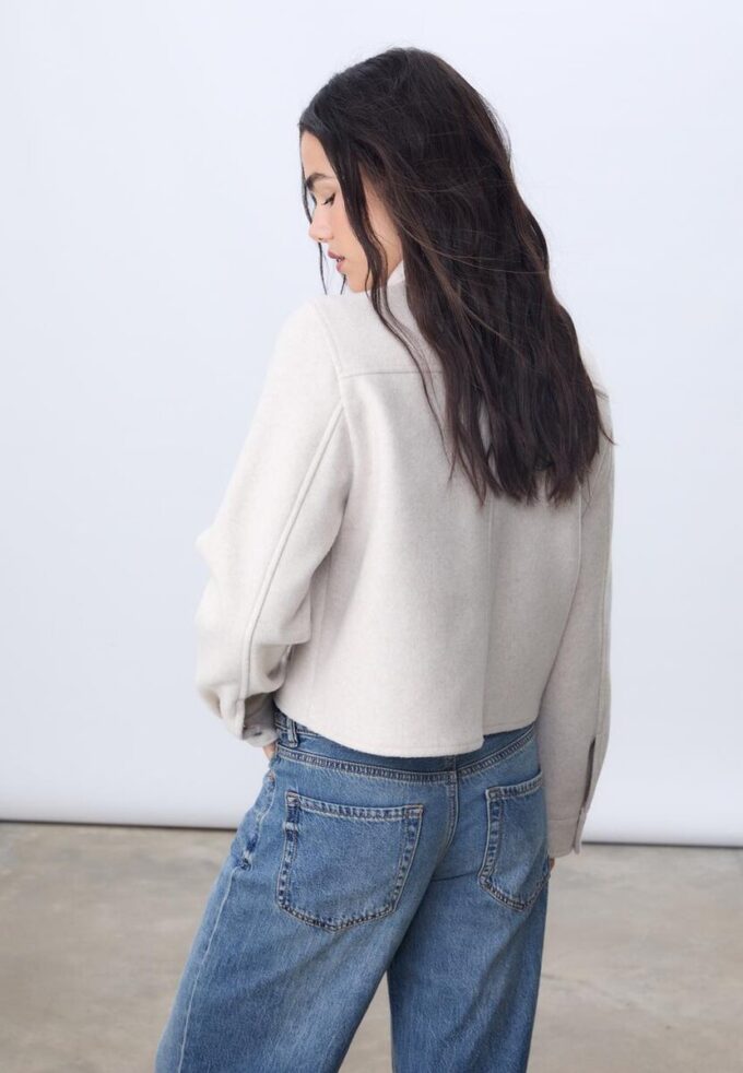 Weiche kurze Jacke Weiche kurze Jacke