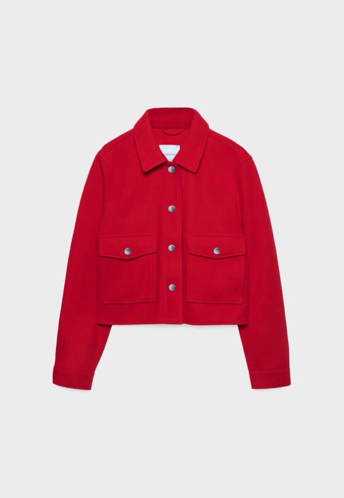 Weiche kurze Jacke