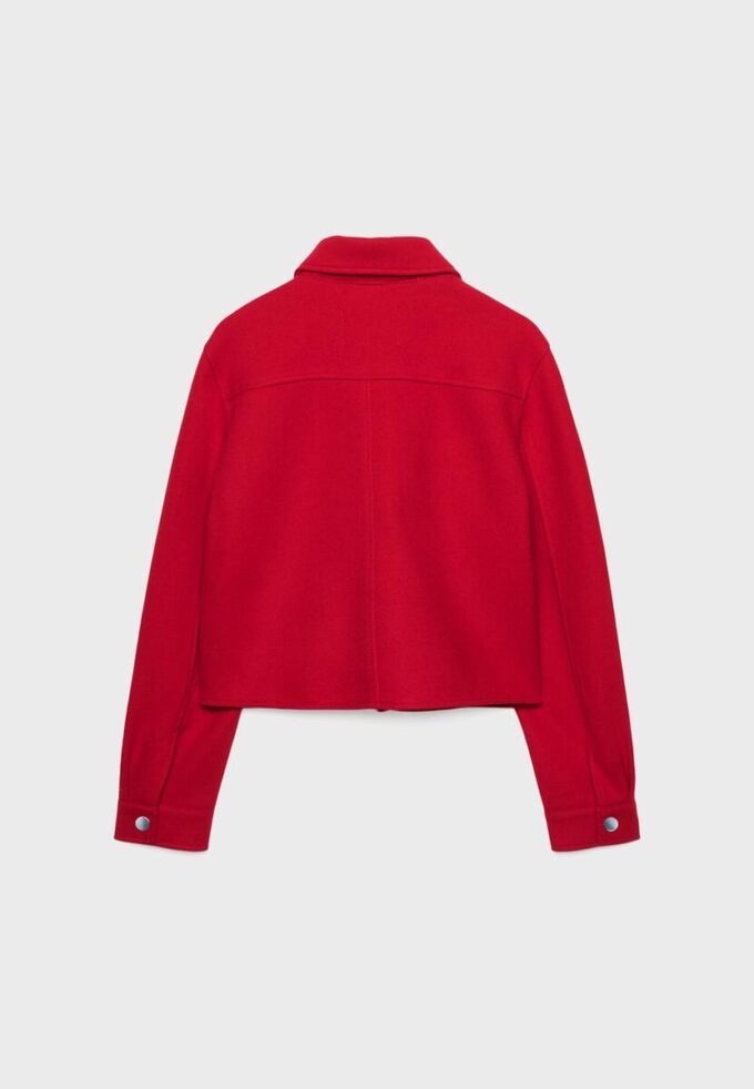 Weiche kurze Jacke