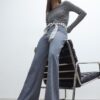 Weit geschnittene elegante Hose Weit geschnittene elegante Hose