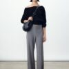 Weit geschnittene elegante Hose Weit geschnittene elegante Hose