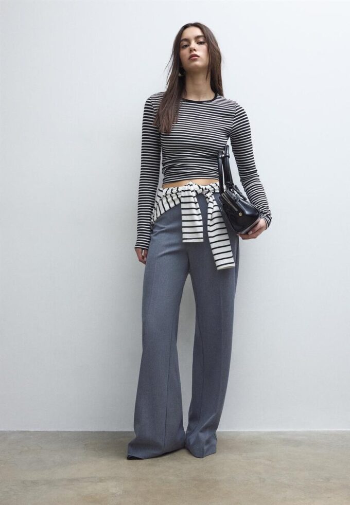 Weit geschnittene elegante Hose Weit geschnittene elegante Hose