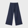 Wide Leg-Hose im Leinen-Look