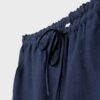 Wide Leg-Hose im Leinen-Look