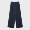 Wide Leg Hosen mit Schnallendetail