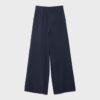 Wide Leg Hosen mit Schnallendetail