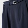 Wide Leg Hosen mit Schnallendetail