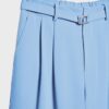 Wide Leg Hosen mit Schnallendetail