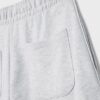 Wide Leg Plüschhose mit Zierdetails