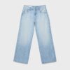 Wide Leg-Schnitt, lockere Jeans mit Nieten