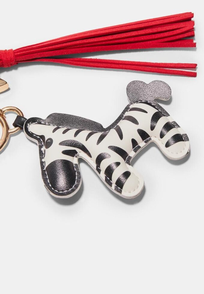 Zebra-Anhänger-Schlüsselanhänger